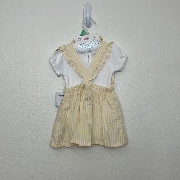 Disney Baby Pinafore Dresses x3 Mini Mouse, Pluto, 101 Dalmatians, lion king - Picture 14 of 14